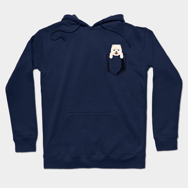 Pocket Pomeranian Hoodie by JKA